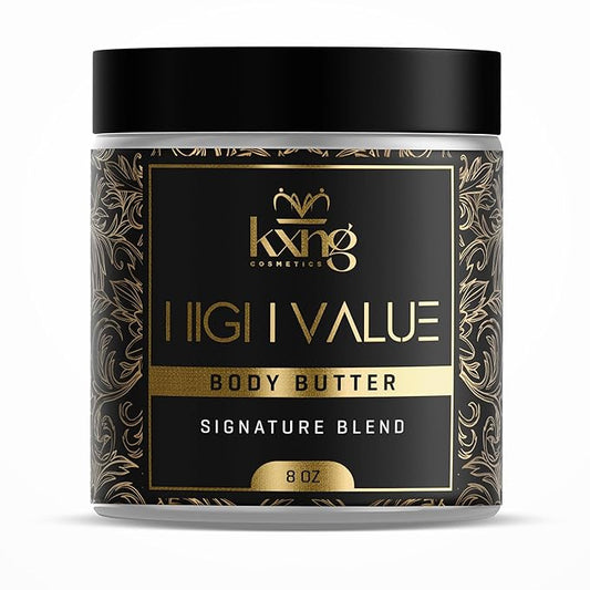 KXNG Luxurious Whipped Body Butter, Deeply Hydrating Shea Butter Body Cream, Moisturizer for Men & Women, Cruelty-Free Skincare
