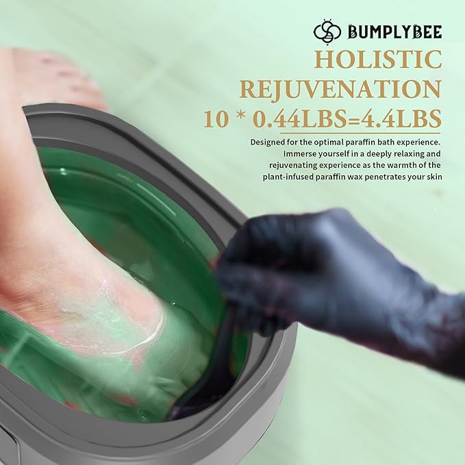 Paraffin Wax for Hand and Feet, 10 Pack Aloe Vera Paraffin Wax Refills for Paraffin Wax Machine, Hand Wax Paraffin Wax Bath, Foot Wax Paraffin Bath, Moisturizing Hands Feet, Deep Hydration