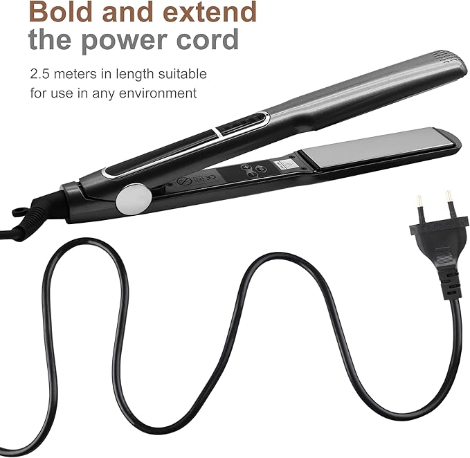 Iron Hair Straightener for Women,Small Flat Iron straightening Iron(EU Plug)