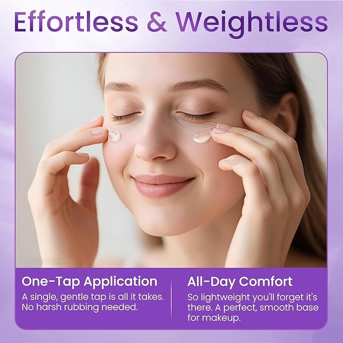 Retinol Under Eye Cream for Dark Circles & Puffiness – Anti-Aging Eye Cream for Fine Lines & Wrinkles, Hydrating Under Eye Cream for Men & Women, 1.06 Fl Oz