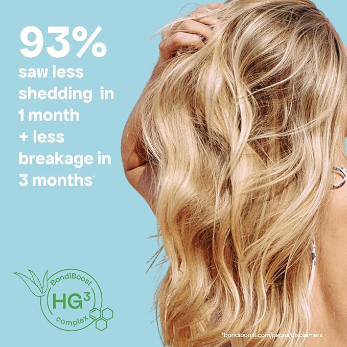 BONDIBOOST HG Anti-Thinning Shampoo for Women & Men [16.90 fl oz], Clinically Tested to Promote Fuller + Thicker-Looking Hair, Natural Mint Scent + Procapil, Redensyl & Rosemary Formula, Sulfate-Free
