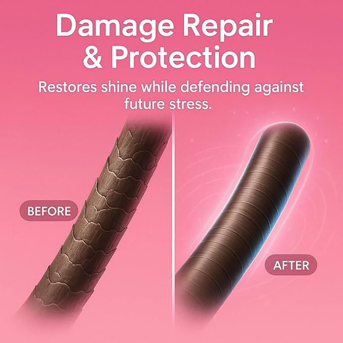 Onion & Biotin Shampoo and Hair Treatment Set with Rosemary Extract – Strengthens Roots, Repairs Damage, Boosts Shine, Moisturizing Hair Care for Dry and Damaged Hair, Sulfate-Free