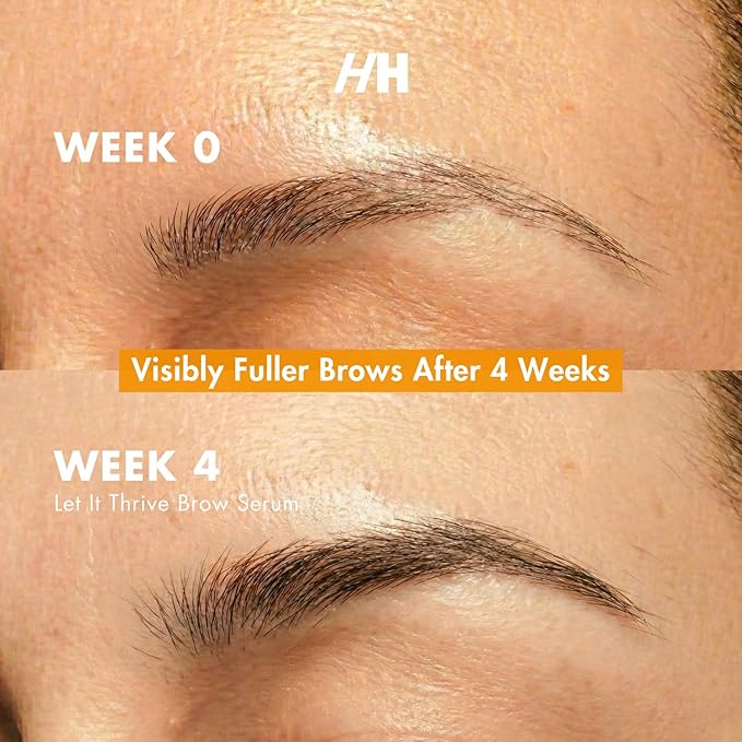 Handmade Heroes 100% Natural Vegan Lash & Brow Serum – Rosemary & Pumpkin Seed Oil for Fuller, Thicker Looking Eyelashes, Eyebrows – Gentle & Nourishing Formula Prostaglandin Free