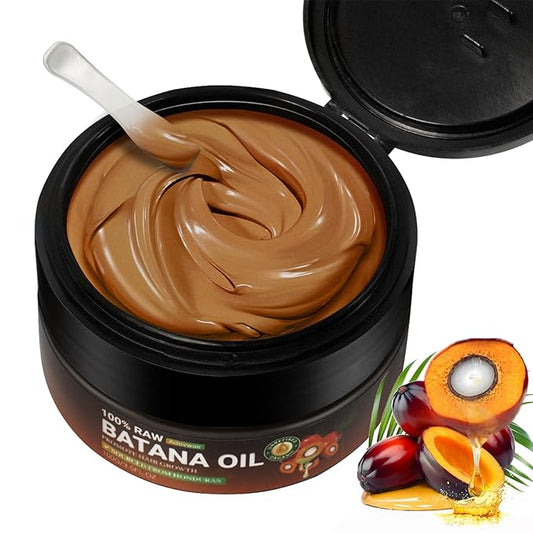 Batana Oil for Hair Growth, Sebi 100% Pure Organic Natural Ingredients from Honduras Reduces Hair Loss, Enhances Thickness, Moisturizes Scalp, Restores Dry Damaged Hair (100 ml)