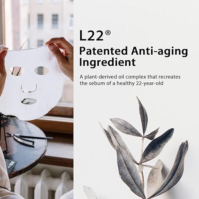 Lululun 32EA Anti Aging Face Mask Sheet, Organic Face Mask for Women & Men, Daily Face Masks Skincare with Green Tea & Shiso Leaf for Even-Toning Skin; Facial Mask & Sheet Mask in Japan PRECIOUS CLEAR