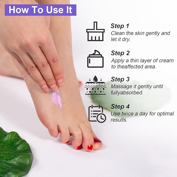 Charmonic Urea Cream 42% Plus Salicylic Acid 2%, Lavender Foot Cream for Dry Cracked Heels Treatment Knees Elbows Hands Repair Treatment, Callus Remover for Feet, Foot Lotion for Dry Cracked Feet