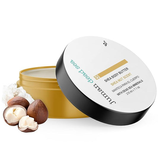 JUMAN Dead Sea Minerals Body Balm | Infused with Active Natural Ingredients & Vitamin E | Plant Rich Shea Butter | Moisturizing Lotion for Dry Skin | Suitable for Sensitive Skin | 7.1oz