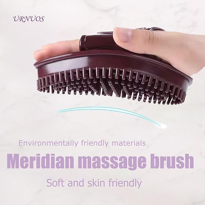 2PCS Meridian Brush Massage Brush, Body Relaxation Meridian Massage Brush, Full Body Relaxation Comb, Cepillo de Meridianos para Masajes, Full Body Relaxation Comb
