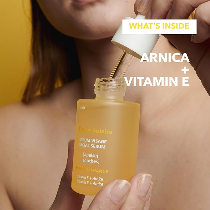 RARE Paris Trésor Solaire Soothing Kit — 5 Sheet Masks, 30 Pairs Under-Eye Patches & 1 Soothing Face Serum | 1-Month Comfort Routine