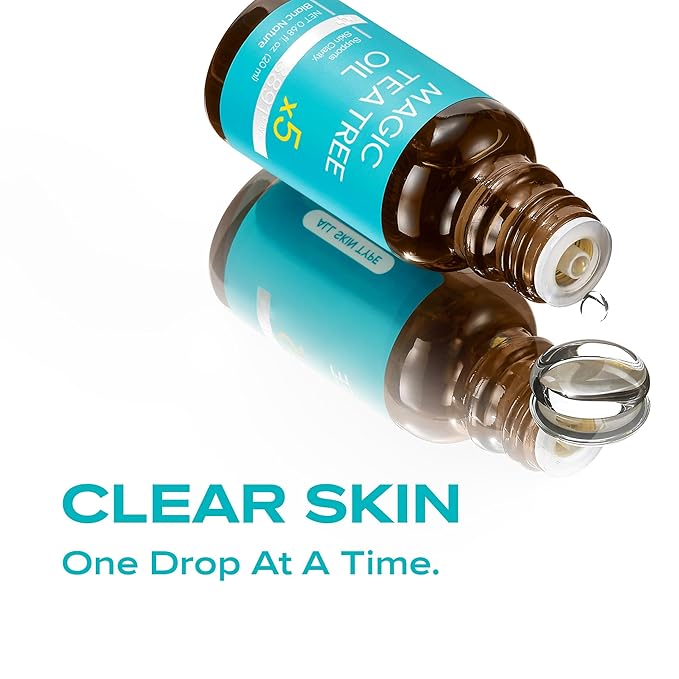 – Magic Tea Tree Oil for Face, Clarifying Facial Oil for Oily & Sensitive Skin, Lightweight Daily Care with Tea Tree, Skin-Balancing Vegan Korean Skincare, 0.7 fl oz