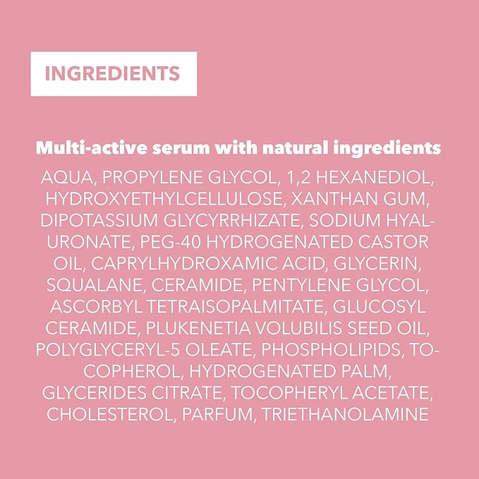 RARE Paris - Exception Rosée - Regenerating Facial Sheet Mask - Hydrating & Brightening - With Ceramides & Omega-3 & 6 - Brightening, Firming & Revitalizing - Multi-Active Serum Formula - 1 Pack