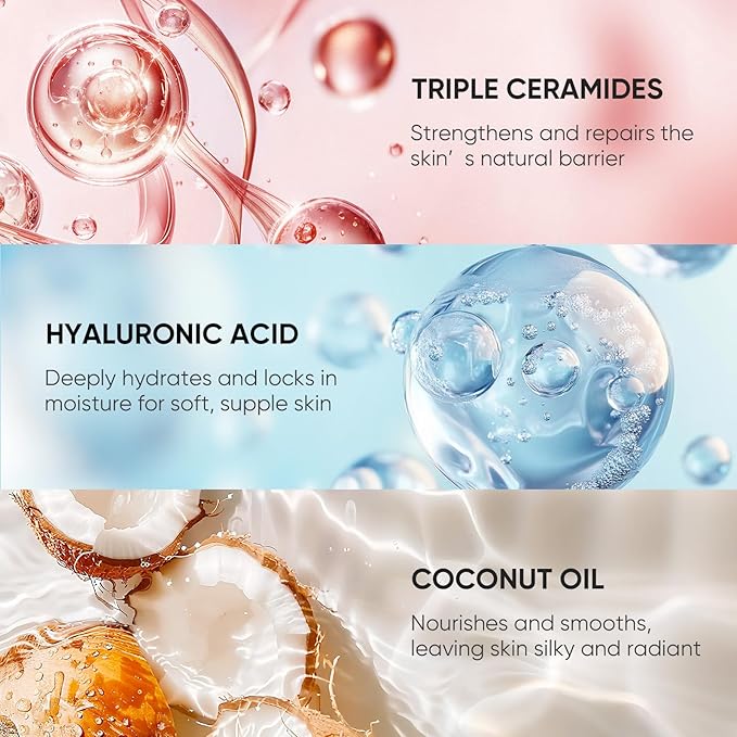 Rose Elixir Body Wash for Women – Moisturizing Shower Gel with Triple Rose Formula, Hydrating Natural Cleanser, Gentle Foaming, Multi-Oil Nourishment, 2-Pack