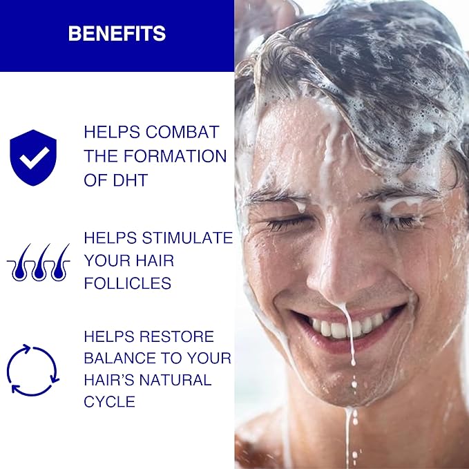 GroMD Biotin Shampoo and Conditioner, Hair Growth Shampoo, Hair Loss Shampoo for Men & Women, Regrowth Treatment & Thickening, Contains Argan Oil & DHT Blocking Ingredients, Doctor-Formulated, 10 oz