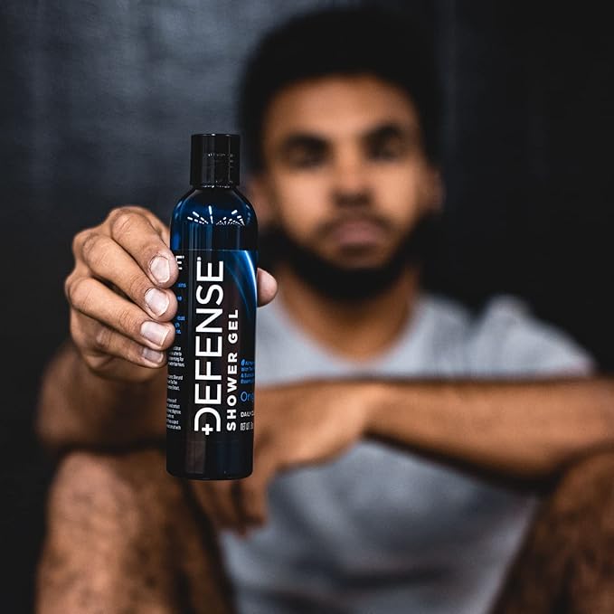 Defense Soap Tea Tree Body Wash | All Natural Organic Shower Soap for Athletes | Odor Control & Skin Fungal Protection for Sports, Post Workout & Recovery - 8 oz (Pack of 2)