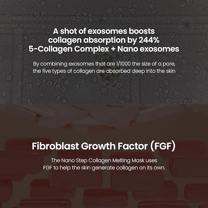 Facial Sheet Mask, 4 Sheets (30 g Each) (Collagen Melting)