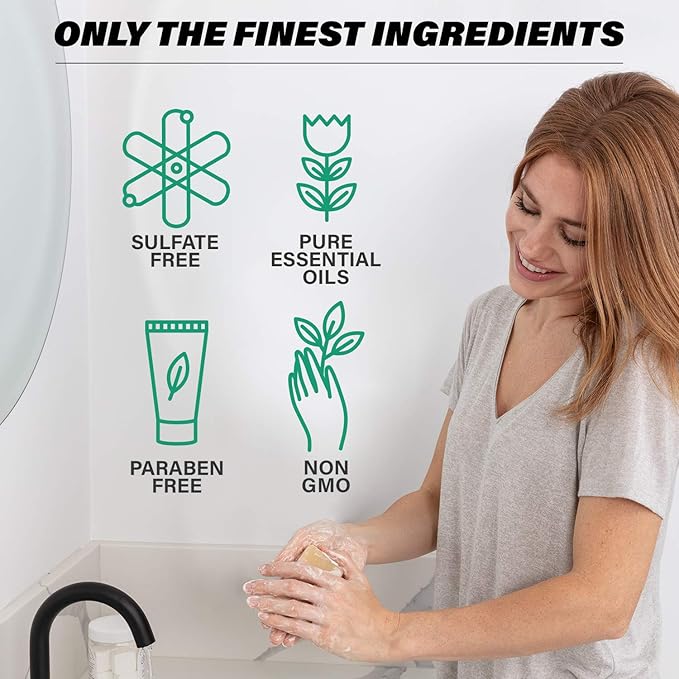 Southern Natural Goat Milk Soap Bar – Spa Fusion Essential Oil Blend – Gentle Handmade Soap for Dry, Sensitive Skin – All-Natural Face & Body Soaps, 4 oz (1 Bar)