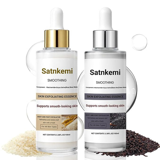 Rice Peel Shot Exfoliating Essence - Gentle Daily Formula withc & Niacinamide, Helps Renew Skin Texture, Reduce Dullness & Blackheads, Pore Refining Solution, 3.38FL.OZ