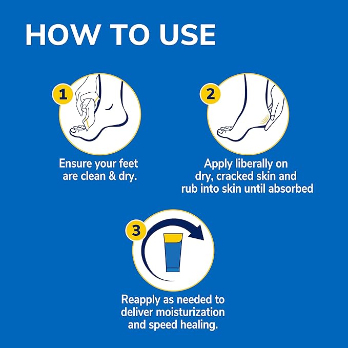 Dr. Scholl's Dry, Cracked Foot Repair Ultra-Hydrating Foot Cream Moisturizer, 3.5 oz, Skin Care Foot Lotion with 25% Urea for Dry Cracked Feet, Heals and Moisturizes for Healthy Feet