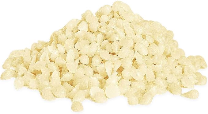 White Beeswax Pellets 10 lb 100% Pure and Natural Triple Filtered for Skin, Face, Body and Hair Care DIY Creams, Lotions, Lip Balm and Soap Making Supplies