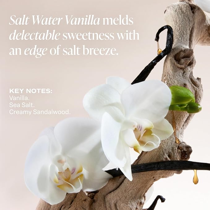 Saltair Multi-Lipid Body Butter - Rich, Nourishing Hydrating Body Cream with Ceramide Complex, Coconut Oil, Shea Butter, and Sea Buckthorn. Moisturizing Dry Skin Care. 10oz Jar - Salt Water Vanilla