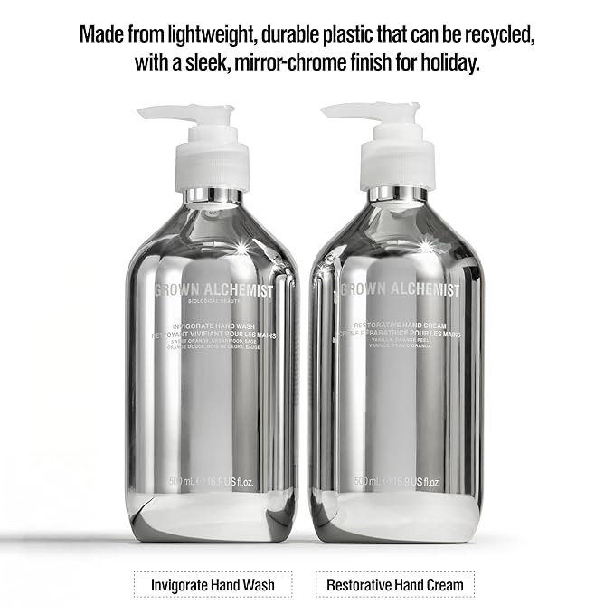Grown Alchemist, Hand Care Set: Chrome Edition, Holiday Kit