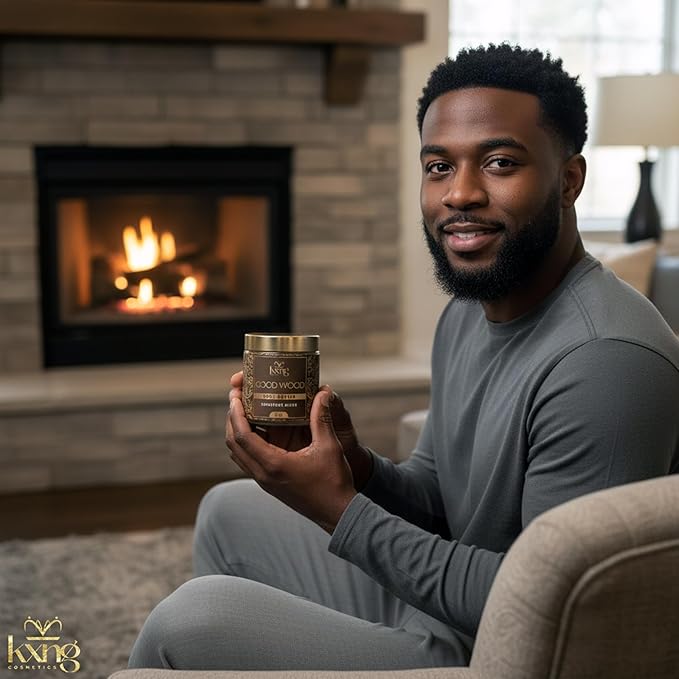 KXNG Shea Butter Moisturizer, Rich Whipped Body Cream for Men, Deeply Nourishing Body Butter for Smooth, Hydrated Skin, Cruelty-Free