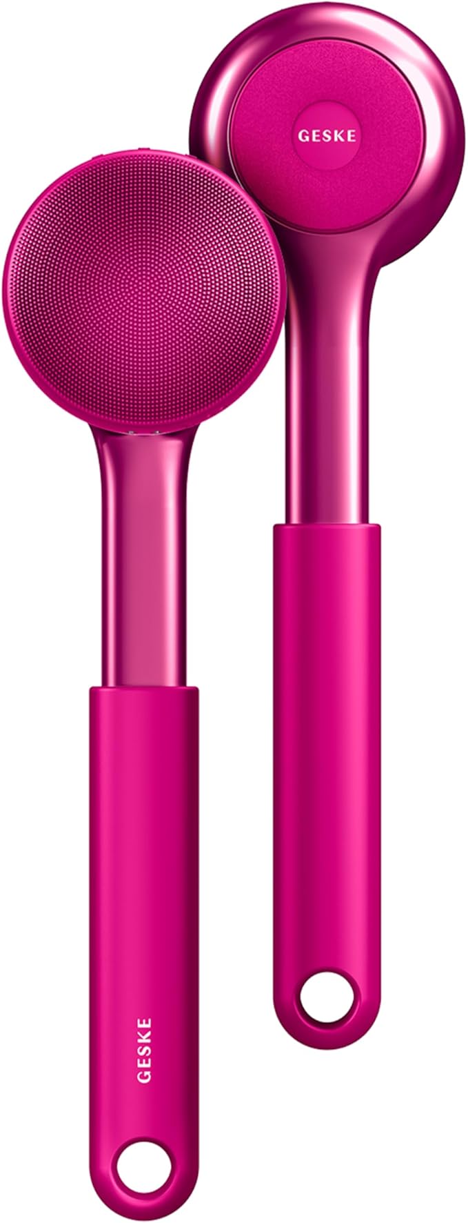 GESKE Sonic Full-Body Brush & Intensive Exfoliator | 8 in 1 | Electric Body Cleansing Brush | With SmartSonic Pulsations | Deep Cleansing, Exfoliation, Massage | Extendable Handle | Rough Skin Remover