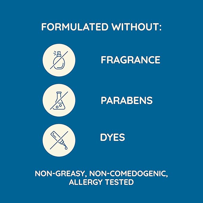 Aveeno Skin Relief Moisturizing Lotion Heals Very Dry, Sensitive Skin, Fast-Absorbing Body Lotion with Soothing Triple Oat & Shea Butter Formula, Fragrance Free, Non-Comedogenic, 12 fl. oz