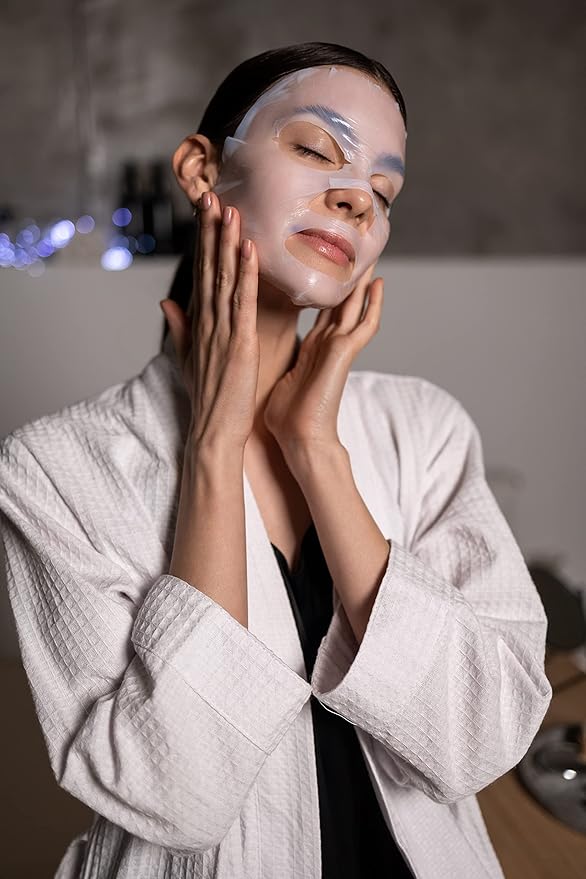 Talika Bio Enzymes Anti-Ageing Mask - Smoothing Anti-Ageing Face Mask - Biocellulose Moisturising Mask - Second Skin Effect Beauty Sheet Mask - 12g