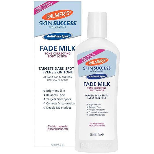 Palmer's Skin Success Anti-Dark Spot Fade Milk Body Lotion, 8.5 Oz, Moisturizer with Niacinamide, Fades Age Spots, Helps Uneven Skin Tone & Hyperpigmentation, Dermatologist Approved