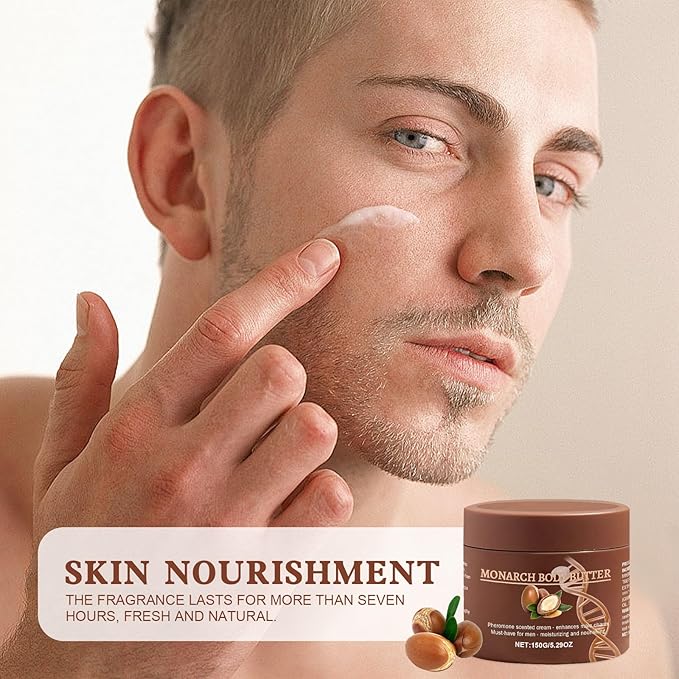 fugit Crowned SKLN Body Butter For Men,Pheromone Scented Cream,Cologne Body Butter for Men,Pheromone body butter for men,Hydrates and moisturizes to enhance attractiveness