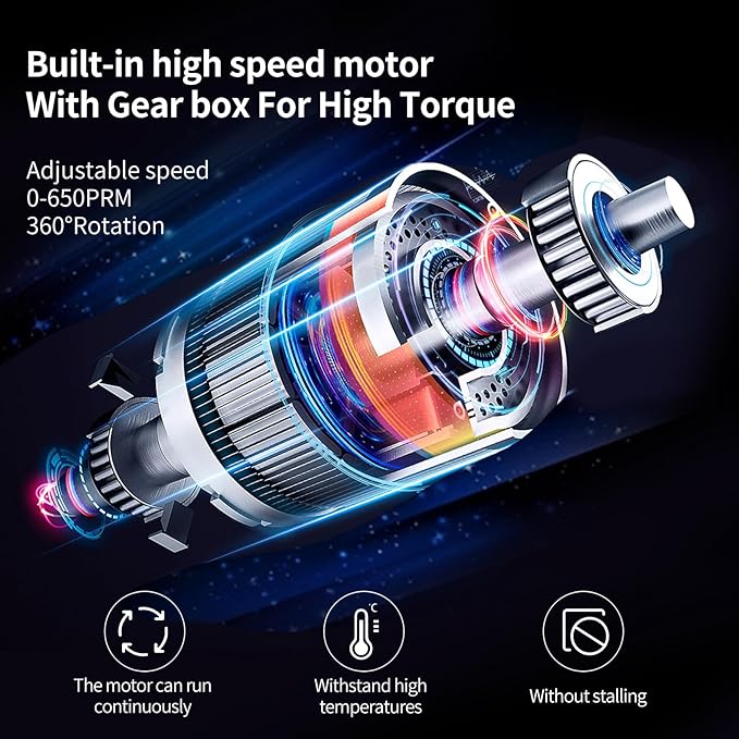 Electric Feet Callus Remover, Foot Callus Remover, 9-Speed Adjustable Foot Grinding Tool, 2600mAh Battery, Includes 100 Sandpaper Sheets and Grinding Heads,Pedicure Tools for Dead Skin