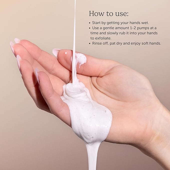 Nectar Life Exfoliating & Moisturizing Hand Wash 3-Pack, Volcanic Pumice for Hand Scrub, Shea Butter Softens Hands, Clean Vegan Ingredients, Lemon Scent