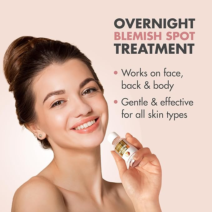 Ebanel Bio Drying Lotion Blemish Spot Solution for Face & Body with Sulfur & Salicylic Acid, Targets Pimples & Zits, Helps Clear Pores and Reduce Surface Blemishes Overnight