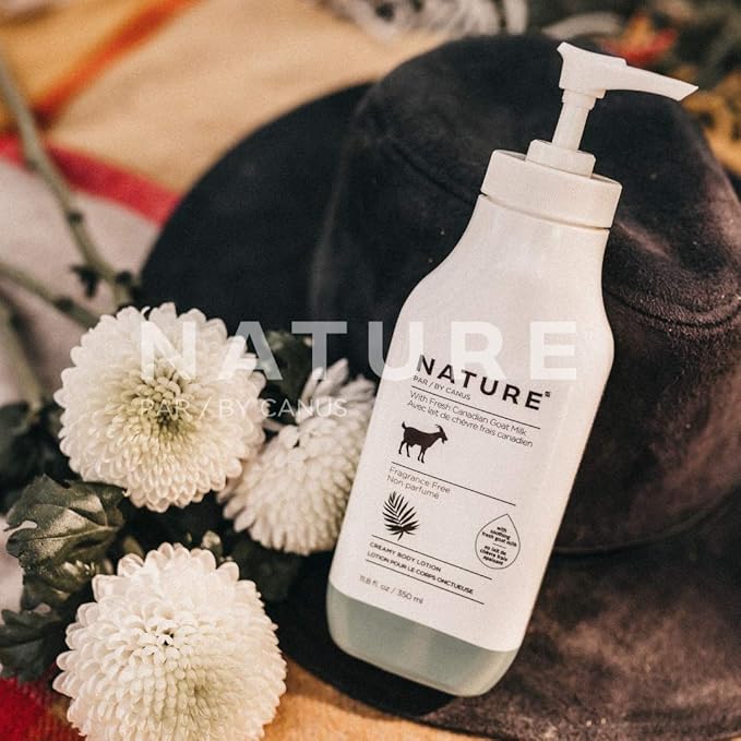 Goat Milk Lotion, Creamy Fragrance Free, Moisturizing Goat Milk Skin Lotion for Women and Men, Dry Skin Hydration with Fresh Goat's Milk, 11.8 oz