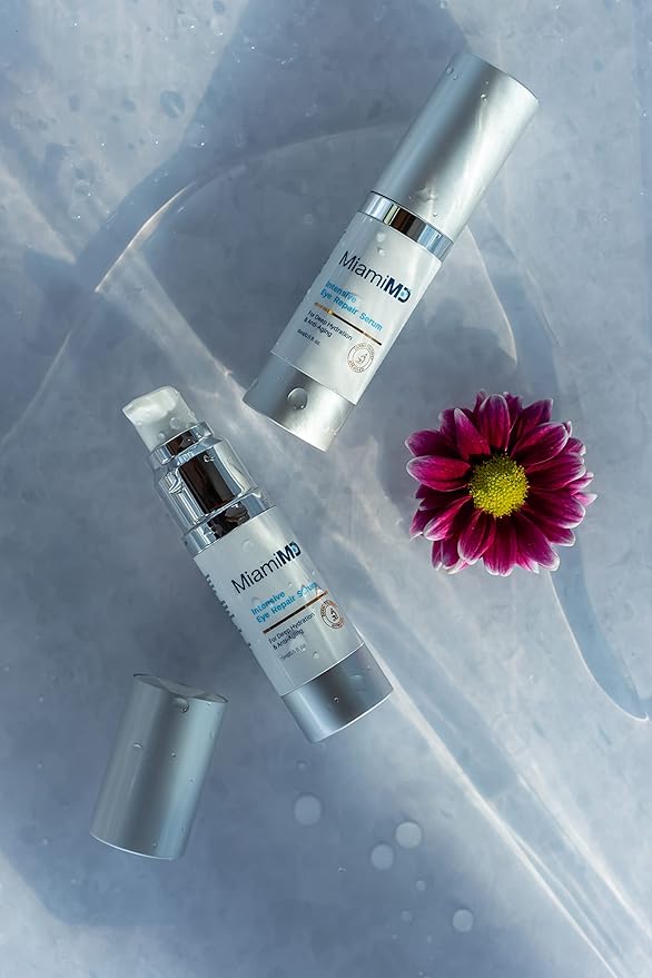 MiamiMD Eye Serum (15ml) Under Eye Treatment for Dark Circles & Crow's Feet - Serum for All Skin Type - Anti-Aging Cream - Reduces Puffiness - For Day & Night Time Use