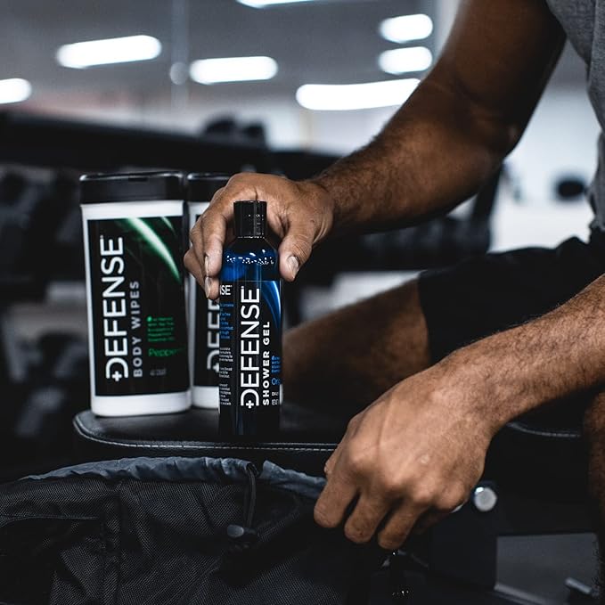 Defense Soap Tea Tree Body Wash | All Natural Organic Shower Soap for Athletes | Odor Control & Skin Fungal Protection for Sports, Post Workout & Recovery - 8 oz