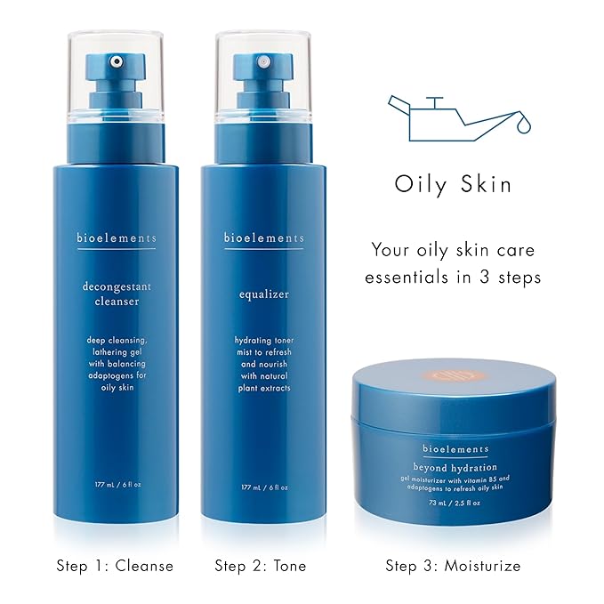Bioelements Decongestant Cleanser - 6 fl oz - Lathering Gel Cleanser for Oily Skin - Vegan, Gluten Free