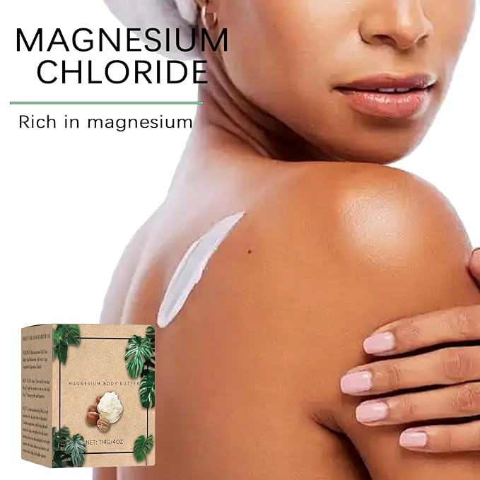 Neuropathy Cream, Magnesium Body Butter, Magnesium Cream Deeply Skin Moisturize Keep Skin Soft & Smooth for All Skin Types (1pcs)