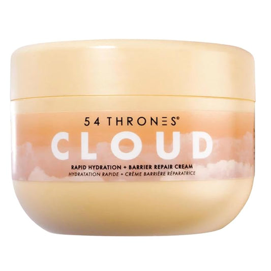 54 Thrones Barrier Repair Cloud Cream, Ultimate Hydrating Skin Care, Hydrating Peptide Moisturizer, Skin Repair Cream, Active Repair, Ugandan Vanilla & Ethiopian Honey