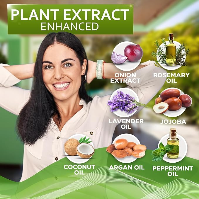 Onion Shampoo and Conditioner Set - With Rosemary and Biotin - Thickening Products for Women and Men - Volumizing Salon Grade Formula for Thinning Hair Care - Hydrating, Moisturizing and Sulfate Free