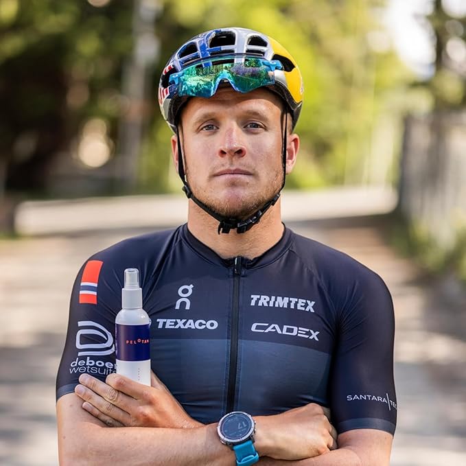 Pelotan Sports Sunscreen Spray SPF 30 (6 Fl Oz) - Lightweight, Sweat‑Resistant Sun Protection for Cyclists & Runners – Used by Pro Athletes – For Sensitive Skin