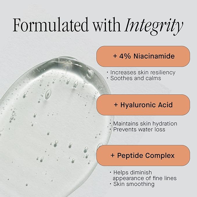 Brandefy Superfood Face Wash & No Needles Niacinamide Serum Duo - Cleanser w/Kale, Green Tea, Spinach, Vitamin C, E, K2 and Serum w/Hyaluronic Acid - Soft, Smooth, Firm & Dewy Skin