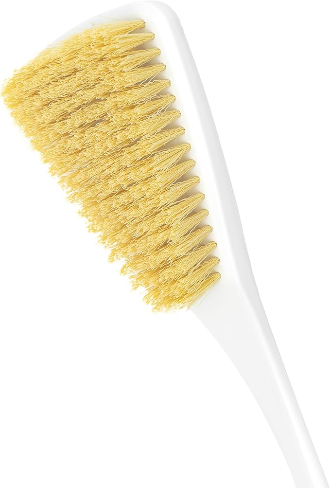 Fuller Brush Exfoliator & Scrub Body Brush - 16-inch Contoured Handle with Polyester Bristles - an All-Over Reach Including Back, Neck, Shoulders & Feet - Soft, Durable & Gentle on Your Skin