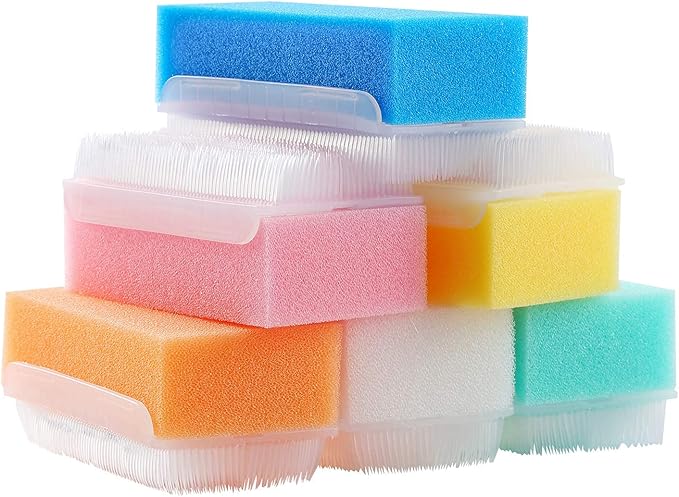 Sensory Brush(6 Pack), Reusable Baby Bath Scrubber, Birthday Gift for Kids Men Father Mother Wife Family