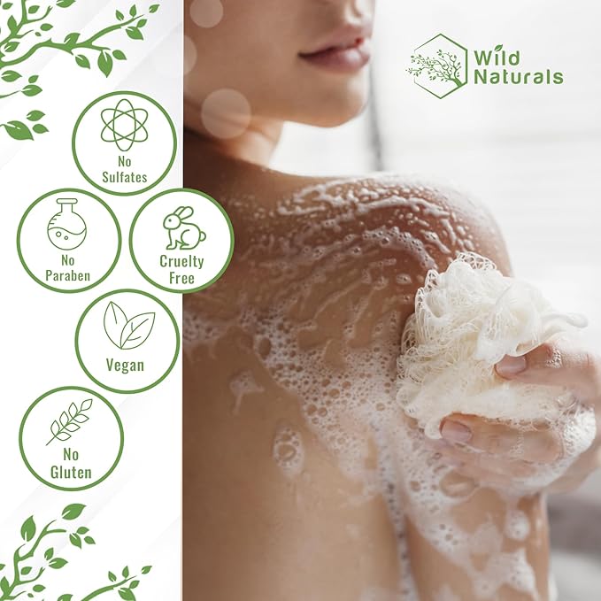 Manuka Honey Eczema and Psoriasis Body Wash – Organic, Natural Body Wash with Aloe Vera, Cehami, and Manuka Honey – Plant-Based, Sulfate-Free, Cruelty-Free Skincare