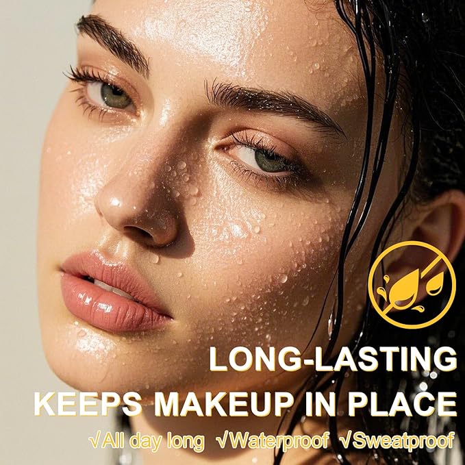 Mineral Sunscreen Setting Powder, SPF 35 Brush Sunscreen Powder for Face & Scalp, Long Lasting Lightweight Breathable, Oil Control Natural Matte Finish (#01 Translucent)