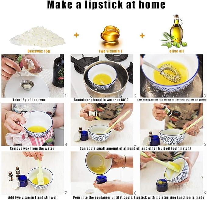 White Beeswax Pellets 10 lb 100% Pure and Natural Triple Filtered for Skin, Face, Body and Hair Care DIY Creams, Lotions, Lip Balm and Soap Making Supplies