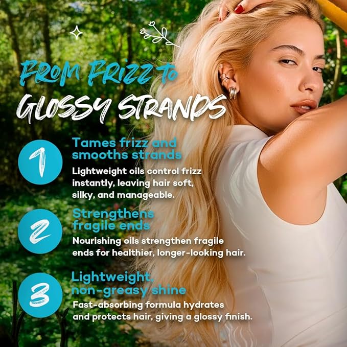 621 by Kika Nieto Rosemary Hair Growth Oil Serum for Thinning and Damage Hair, Frizz and Split End Repair Treatment for All Hair Types, 2oz