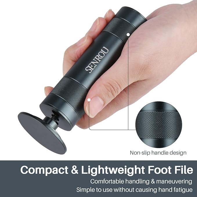 Callus Remover for feet,Nail Filer,Electric Foot Filer with 60Pcs+12Pcs Sandpaper Discs，Gifts for Woman/Men Birthday Christmas Stocking Stuffers Foot Repair Tool-Grey